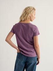 أرجواني - Seasalt Cornwall Kellow T-Shirt - Image 3 of 5