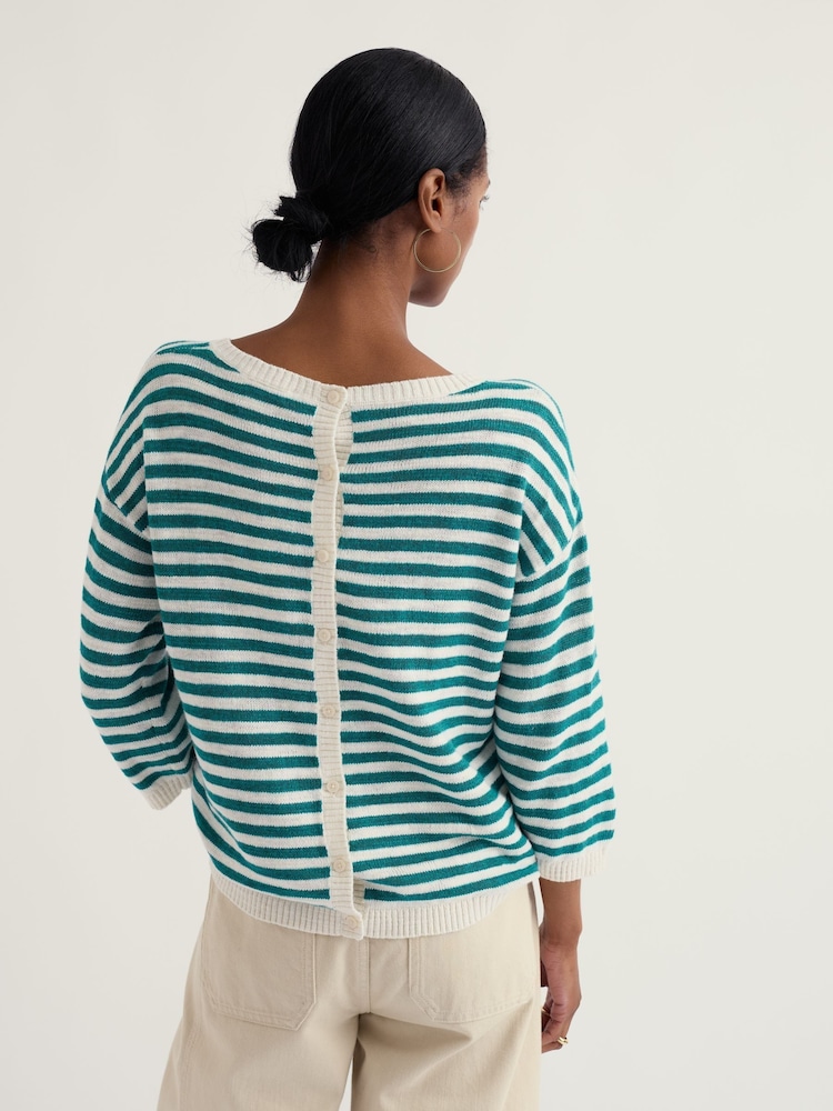 Seasalt Cornwall Green Knavock Jumper - Image 2 of 5