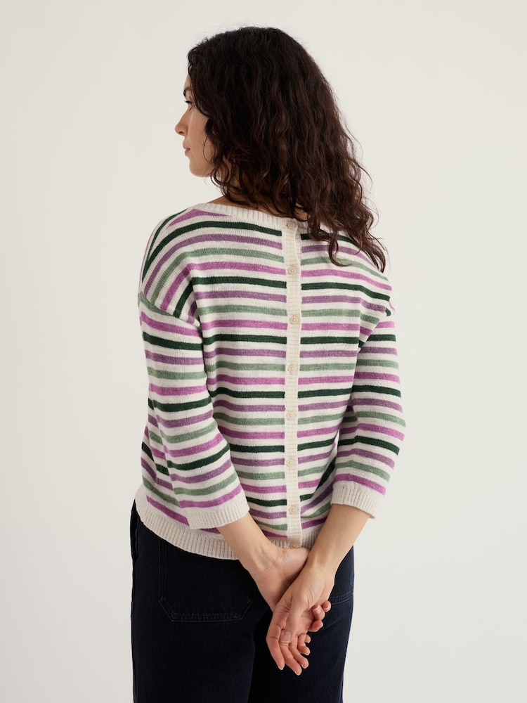 Seasalt Cornwall Purple Knavock Jumper - Image 2 of 5
