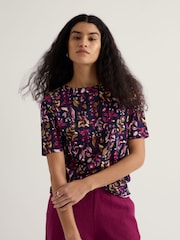 Seasalt Cornwall Blue Poisson T-Shirt - Image 2 of 5