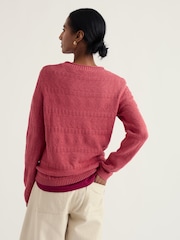 Seasalt Cornwall Pink Kinter Jumper - Image 3 of 5