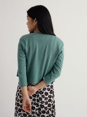 Seasalt Cornwall Blue Vanessa Cardigan - Image 3 of 4