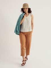 Seasalt Cornwall White Lighthouse Station Vest - Image 1 of 4