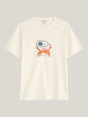 Seasalt Cornwall White Midwatch T-Shirt - Image 4 of 5