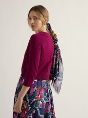 Seasalt Cornwall Pink Vanessa Cardigan - Image 3 of 5