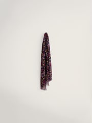 Seasalt Cornwall Blue Wilcove Scarf - Image 4 of 5