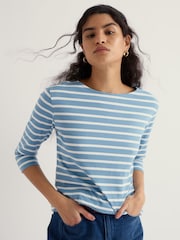 Seasalt Cornwall Blue Sailor Top - Image 1 of 5