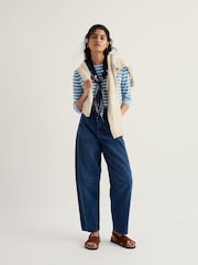 Seasalt Cornwall Blue Sailor Top - Image 3 of 5