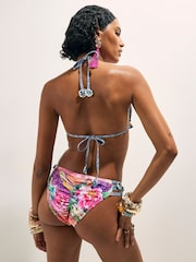 River Island Purple Del Marr Crochet Underband Bikini Set - Image 5 of 6