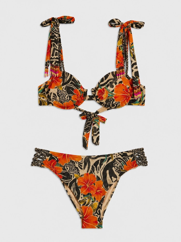 River Island Del Marr Floral Mono Bikini Set - Obraz 1 z 1