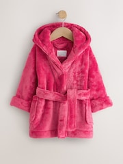 Red Soft Touch Fleece Dressing Gown (9mths-16yrs) - Image 1 of 4