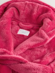 Red Soft Touch Fleece Dressing Gown (9mths-16yrs) - Image 3 of 4