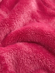 Red Soft Touch Fleece Dressing Gown (9mths-16yrs) - Image 4 of 4