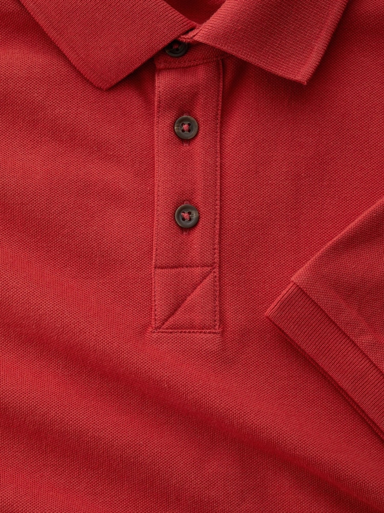 Seasalt Cornwall Red Balefire Polo Shirt - Image 5 of 5
