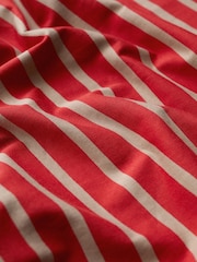 Seasalt Cornwall Red/Cream Sailor Shirt With Crew Neck - Image 5 of 5