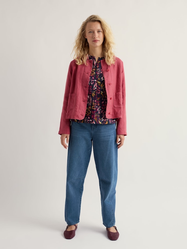 Seasalt Cornwall Pink Petite Arame Jacket - Image 1 of 5