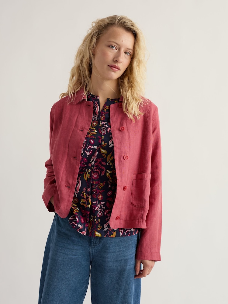 Seasalt Cornwall Pink Petite Arame Jacket - Image 2 of 5