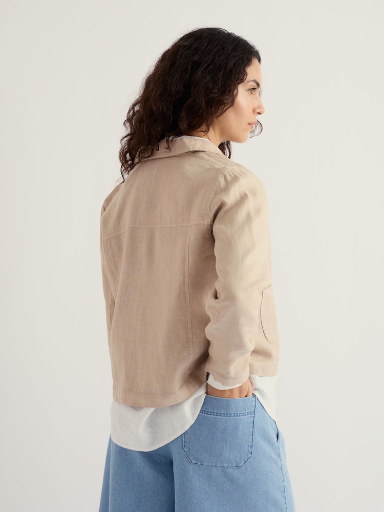 Seasalt Cornwall Natural Petite Arame Jacket - Image 2 of 3