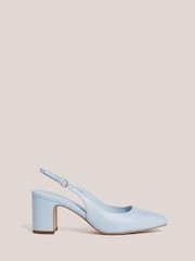 Hobbs Blue Lily Slingback Shoes - Image 2 of 5