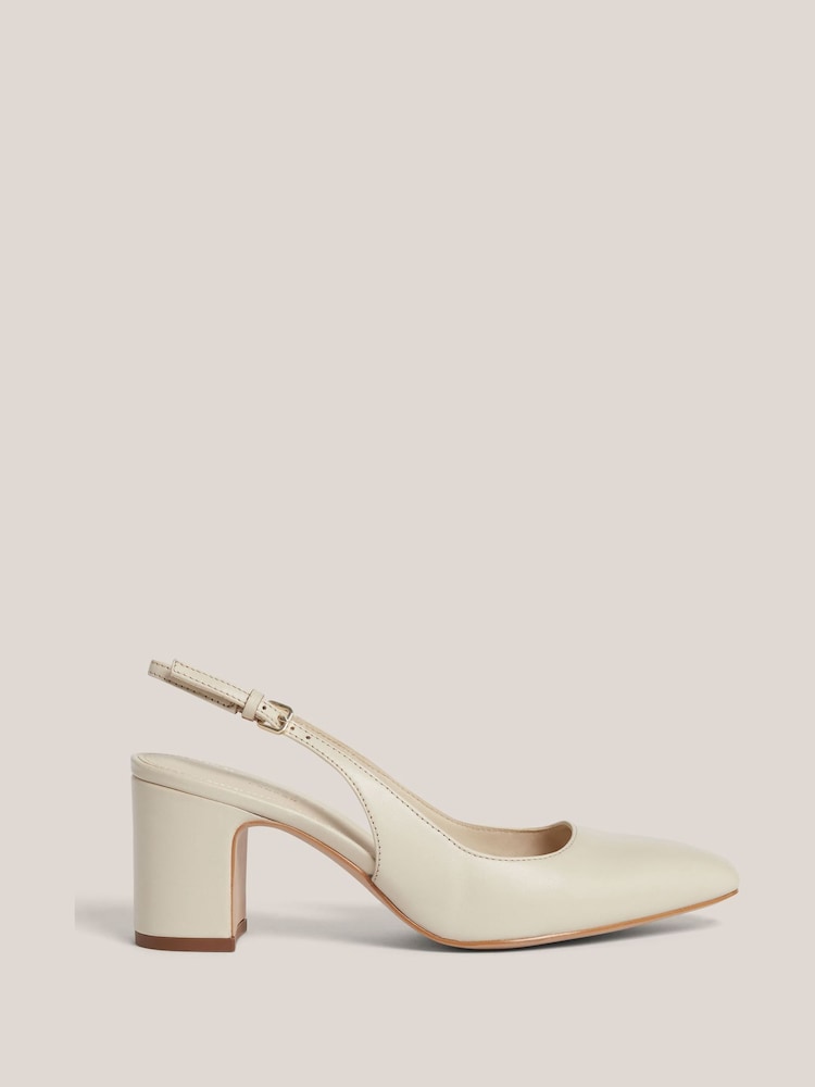 Hobbs Natural Lily Slingback Shoes - Image 1 of 3 Hobbs Natural Lily Slingback Shoes - Image 1 of 3