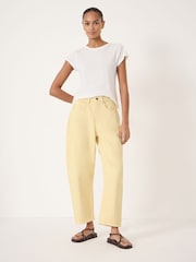 Hush Yellow Cordelia Barrel Leg Jeans - Image 1 of 6
