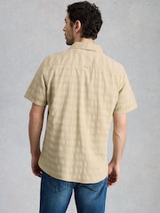 White Stuff Green Heywood Herringbone Shirt - Image 2 of 6