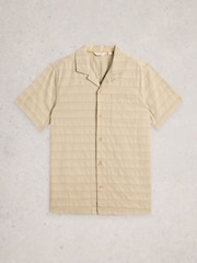 White Stuff Green Heywood Herringbone Shirt - Image 5 of 6
