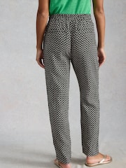 White Stuff Black Rowena Linen Trousers - Image 4 of 4