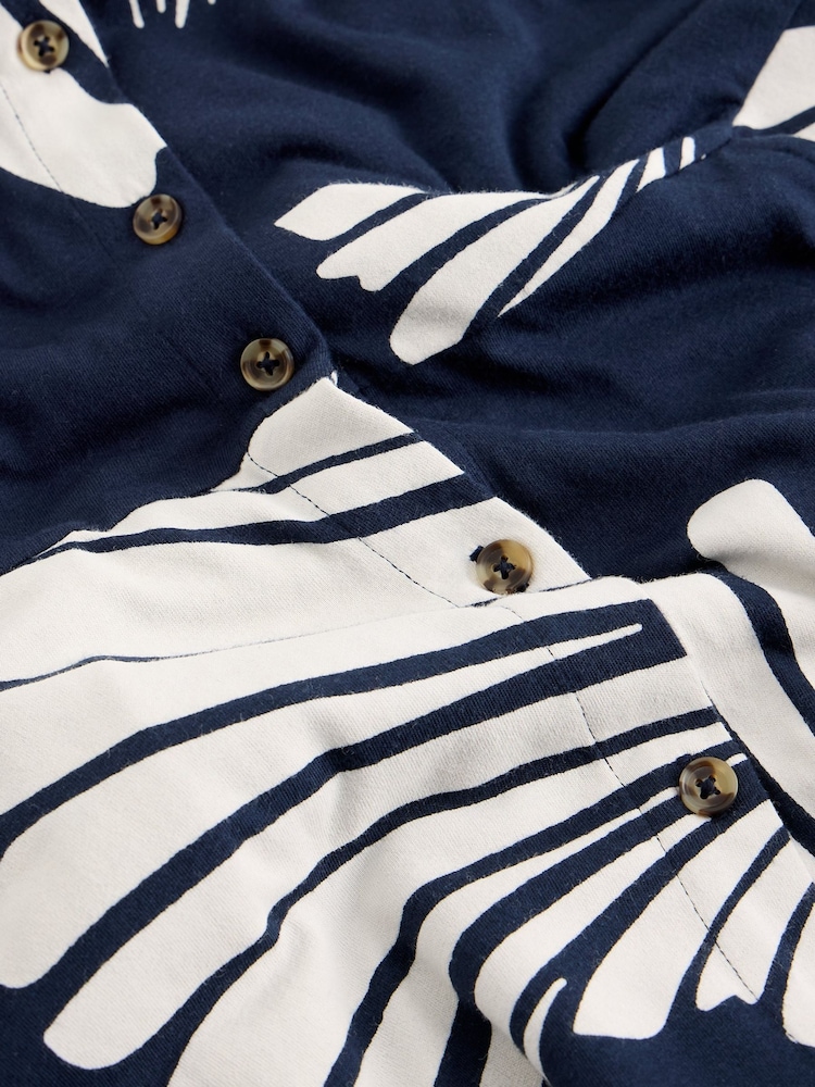 White Stuff Navy Rua Jersey Shirt Dress - Image 7 of 7 White Stuff Navy Rua Jersey Shirt Dress - Image 7 of 7