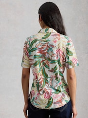 White Stuff White Annie SS Jersey Shirt - Image 3 of 6