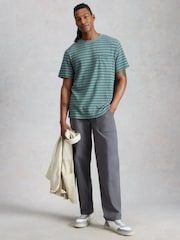 Синий - Футболка в полоску White Stuff Horsham - Изображение 1 6