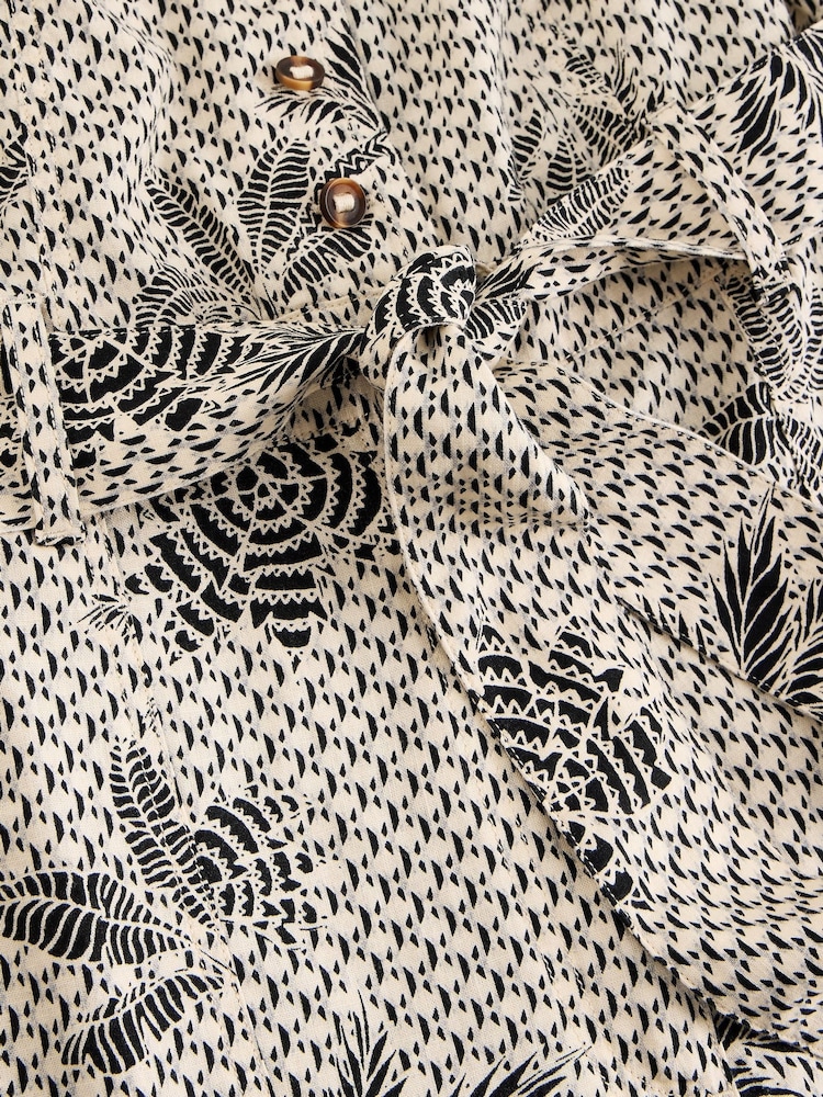 White Stuff White Betty Linen Blend Jumpsuit - Image 6 of 6