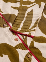 White Stuff Green Lulu Print Cardigan - Image 6 of 6