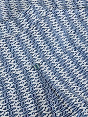 White Stuff Blue Hayle Fish Print Shirt - Image 6 of 6