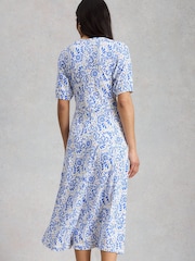 White Stuff White Megan Jersey Dress - Image 2 of 6