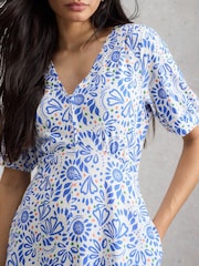 White Stuff White Megan Jersey Dress - Image 4 of 6