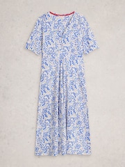 White Stuff White Megan Jersey Dress - Image 5 of 6