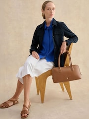 Hobbs Blue Nita Linen Shirt - Image 4 of 4