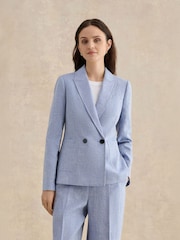 Hobbs Blue Petite Estella Jacket - Image 1 of 4