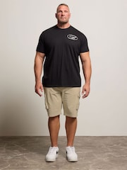 BadRhino Big & Tall Stone Brown Stretch Cargo Shorts - Image 2 of 4