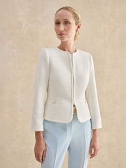Hobbs White Otillia Jacket - Image 1 of 5