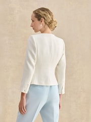 Hobbs White Otillia Jacket - Image 3 of 5