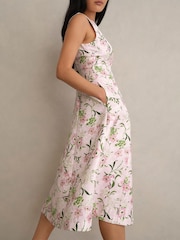 Hobbs Pink Lana Dress - Image 3 of 4