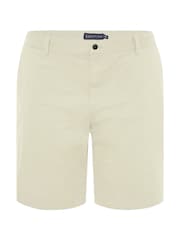 BadRhino Big & Tall Cream Stretch Chino Shorts - Image 3 of 3