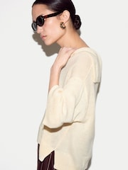 Jigsaw Linen Sailor Collar Jumper - Bild 2 von 6