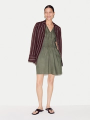 Jigsaw Pintuck Linen Dress - Image 3 of 5