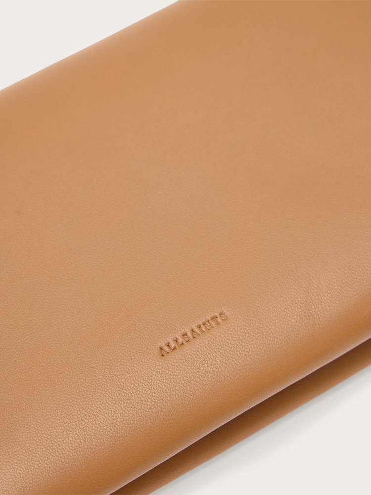 AllSaints Brown Harluna Clutch - Image 3 of 3