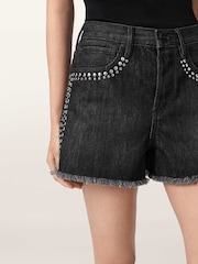 شورت Heidi مرصع من Allsaints - صورة 3 من 7