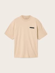 AllSaints Brown Redact Short Sleeve Crew Neck T-Shirt - Image 6 of 7