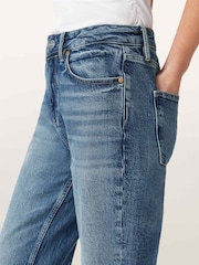 AllSaints Blue Ida Straight Jeans - Image 3 of 7